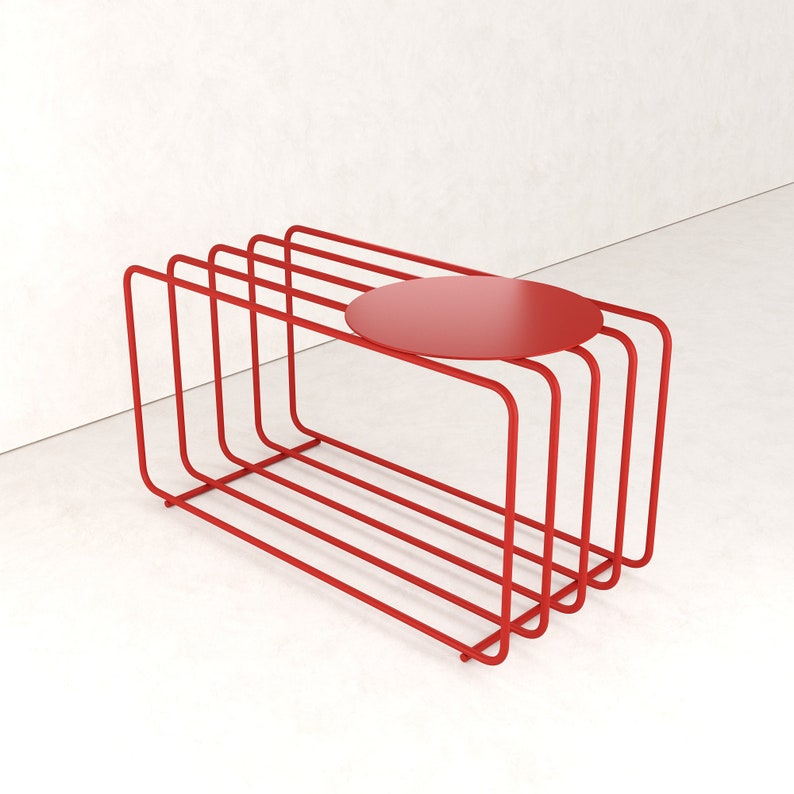 Red Shoe Rack & TV Stand